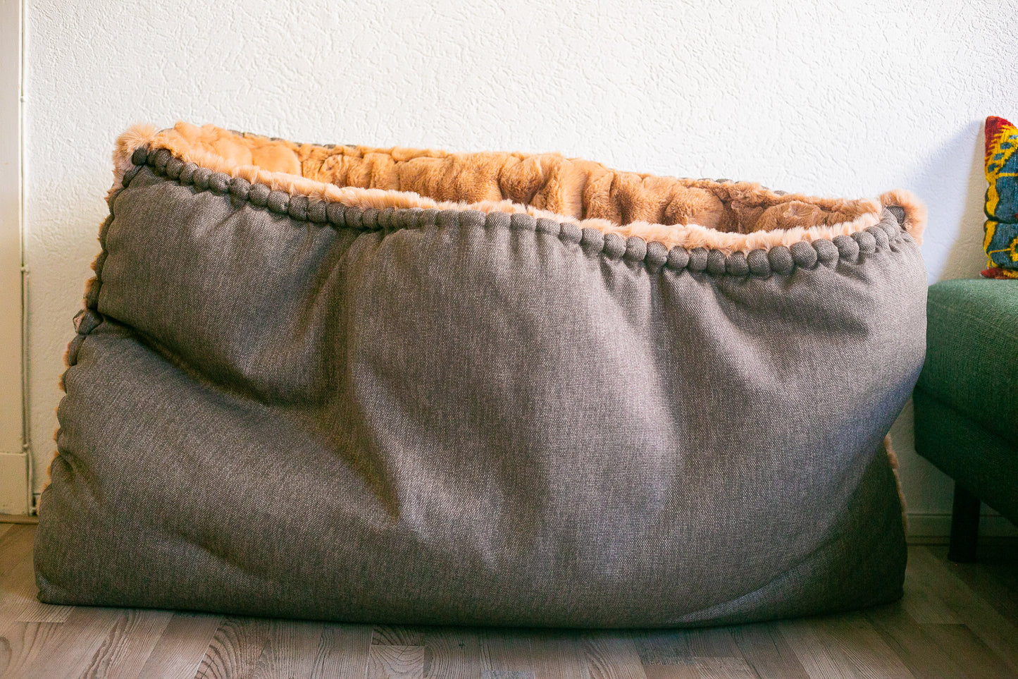 | READY TO SHIP | Taupe canvas size S FLOOF FOR PEOPLE